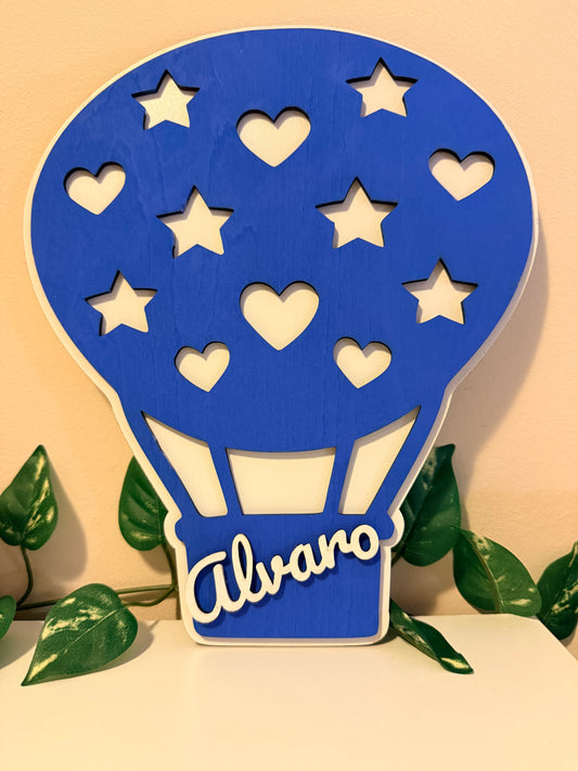 Globo con nombre personalizado